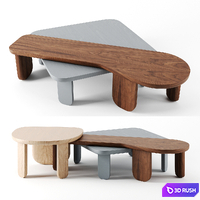 Kim side tables by DeLaEspada 3D Model Corona