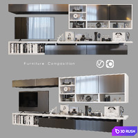 Roche Bobois | Set 51 3D Model Vray, Corona