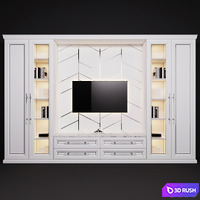 Wardrobe in the room 3D Model Corona
