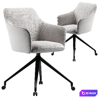 Chair LX671 Mara Leolux LX 3D Model Vray