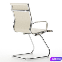 Office chair Solaro Conference 3D Model Vray