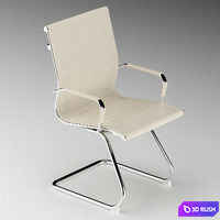 Office chair Solaro Conference 3D Model Vray
