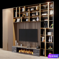 TV Set 125 3D Model Vray, Corona