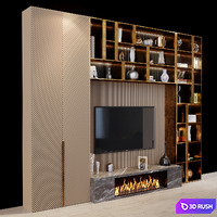 TV Set 125 3D Model Vray, Corona