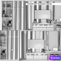 Composition in the bedroom_2 3D Model Vray