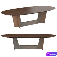 Dining table Rugiano Wings 3D Model Corona