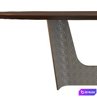 Dining table Rugiano Wings 3D Model Corona
