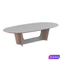 Dining table Rugiano Wings 3D Model Corona
