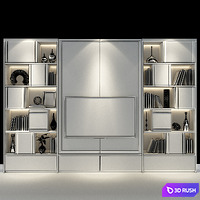 Cabinet Furniture_0159 3D Model Vray