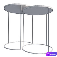 Table Set Zara Home 3D Model Corona