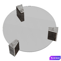 Visionnaire Admeto Low table 3D Model Corona