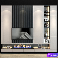 Furniture cabinet 0195 3D Model Vray