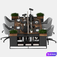 Office_furniture-01 3D Model Vray, Corona