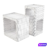 Eichholtz: Adler and Vesuvio - Side Tables 3D Model Corona