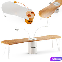 Writing desk Zalf BOOG 3D Model Vray, Corona