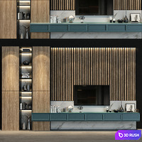Cabinet Furniture_077 3D Model Vray