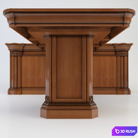 Senator head table 3D Model Vray