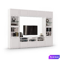 Combination for TV Best with Smeviken facades 3D Model Vray, Corona