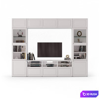 Combination for TV Best with Smeviken facades 3D Model Vray, Corona