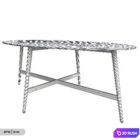 Foundstone emma oval coffee table 3D Model Vray