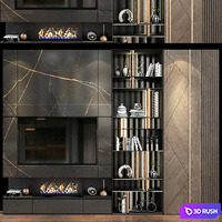 TV shelf 0213 3D Model Vray