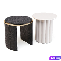 West Elm: Bower Step and Hera - Side Tables 3D Model Corona