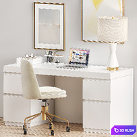 West Elm Office 3D Model Corona
