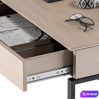 Office Furniture - Manager Set 12 3D Model Vray, Corona