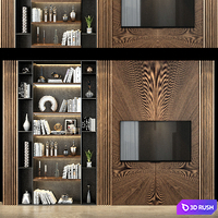 TV shelf 0265 3D Model Vray