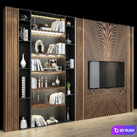 TV shelf 0265 3D Model Vray