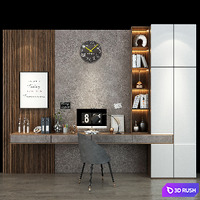 Furniture composition 267 3D Model Vray