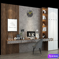 Furniture composition 267 3D Model Vray