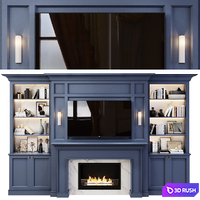 Neoclassical TV wall 005