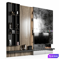 TV Zone 46 3D Model Vray, Corona