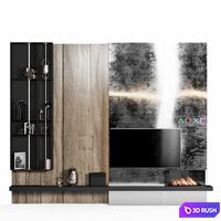 TV Zone 46 3D Model Vray, Corona