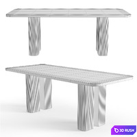 Dining table Lazar 3D Model Vray, Corona