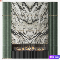 Wall unit - Persephone 3D Model Vray, Corona