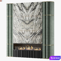 Wall unit - Persephone 3D Model Vray, Corona