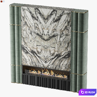 Wall unit - Persephone 3D Model Vray, Corona
