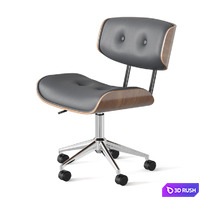 Dax Bentwood Office Chair 3D Model Vray, Corona