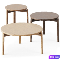 Wooden Coffee Table Passage by Menu 3D Model Corona