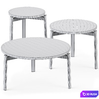Wooden Coffee Table Passage by Menu 3D Model Corona