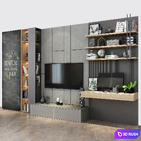 Cabinet Furniture 0136 3D Model Vray