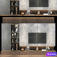 Cabinet Furniture 0139 3D Model Vray