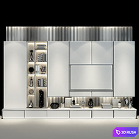Cabinet Furniture 0139 3D Model Vray