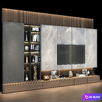 Cabinet Furniture 0139 3D Model Vray