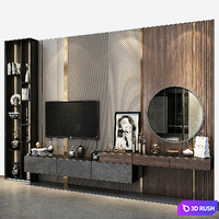 TV shelf 0376 3D Model Vray