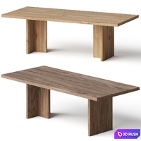Lulu and Georgia Ashbie Dining Table 3D Model Vray