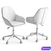 Swivel Office chair 3D Model Vray, Corona