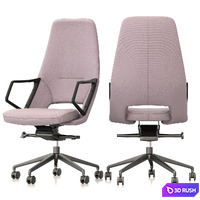 Office chair GT RACER X-1805-1 FABRIC 3D Model Vray, Corona